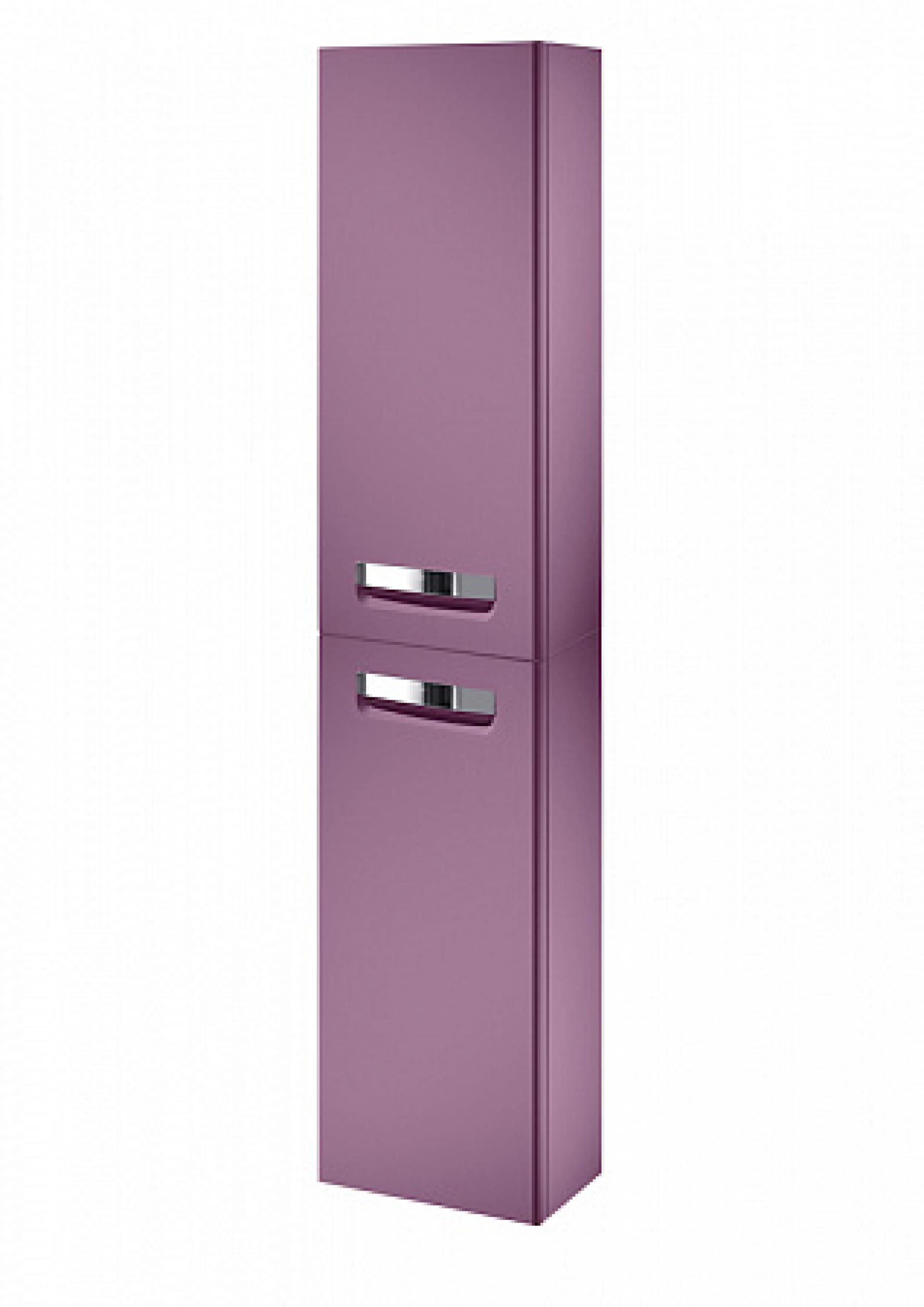 Фото: Комплект мебели 60 см Roca Gap фиолетовый, с подсветкой + шкаф-пенал правый Roca в каталоге